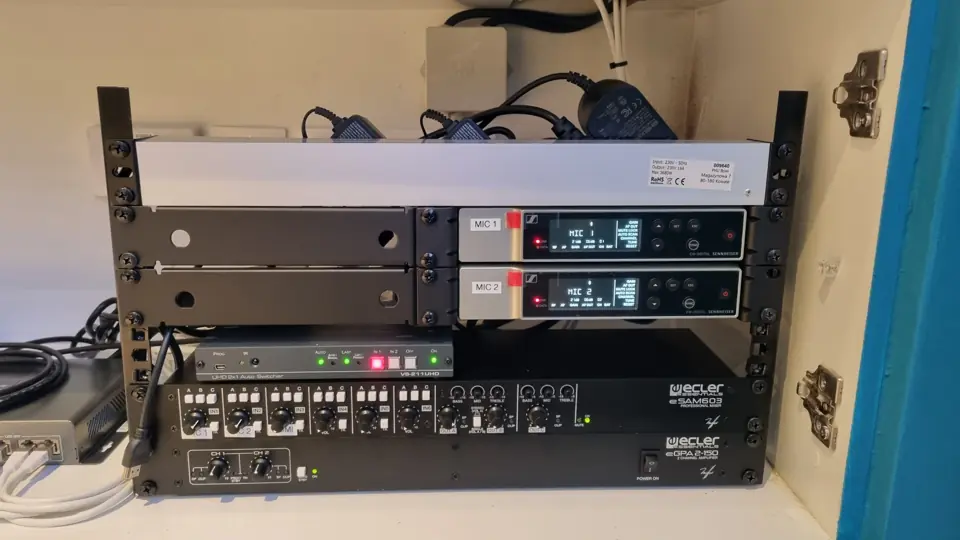 Bastidor técnico do ecrã LED